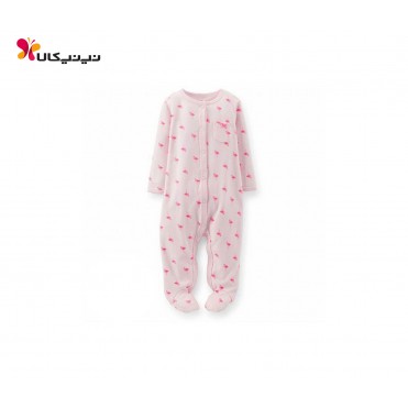 سرهمی جورابدار نخی دخترانه کارترز-Carter's مدل فلامیگو صورتی