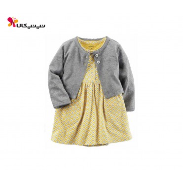 کت و سارافون کارترز-Carter's مدل زرد طوسی