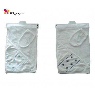 ست 2 تکه حوله  نوزادی آلدیانا Aldiana مدل4006