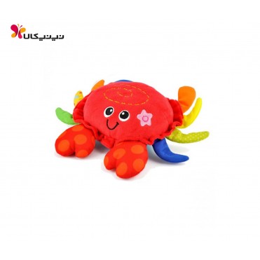 عروسک پولیشی موزیکال و ویبره دار مدل خرچنگ وین فان-winfun  کد 00155 