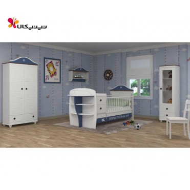 سرویس خواب، تخت و کمد نوزاد نوجوان مدل ملوان جدید