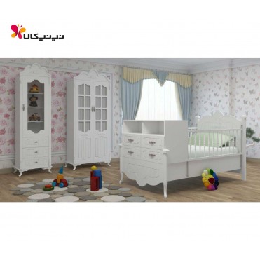 سرویس خواب، تخت و کمد نوزاد نوجوان مدل پارسا
