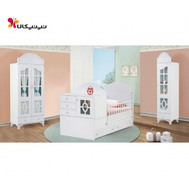 سرویس خواب، تخت و کمد نوزاد نوجوان مدل توکا