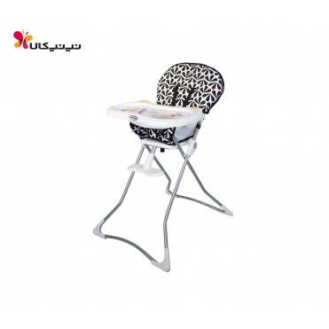 صندلی غذاخوری برند دلیجان-Delijan مدل Cute طرح لیلیوم