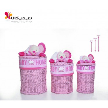 سبد پولیشی لباس نوزاد برند بامبیا-Bambia مدل موش