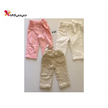 شلوار کمر کش دخترانه برند برث بی بی-Birth Baby مدل P-03