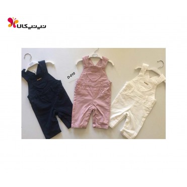 شلوار پیش بندی سفید دخترانه برث بی بی-Birth Baby مدل D-010